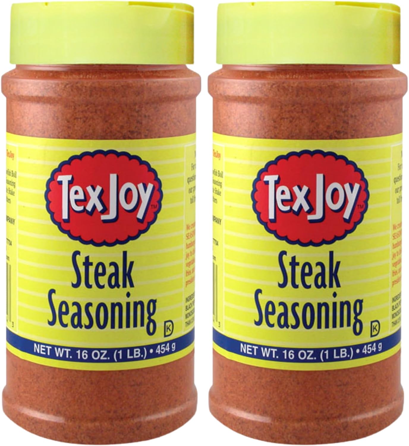 Texjoy Original Steak Seasoning 16 Oz (Pack of 2)