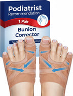 Bunion Corrector for Women & Men, Breathable Toe Straightener for the Thumb and Little Toe, Comfortable & Adjustable for Day/Night Use, Bunion Relief Splint(1 Pair)