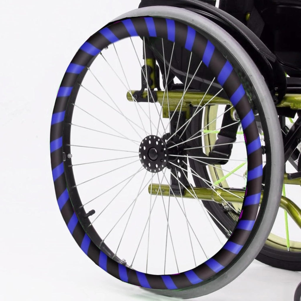 Wheelchair Push Rim Covers, 20/22/24Inch Wheelchair Push Rim Covers 1 Pair Non-Slip Wear-Resistant Hand Push Cover, Easy to Take of and Clean,05,20inch