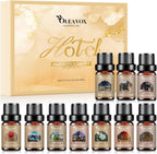 Hotel Diffuser Oils Gift Set, Luxury Fragrance Oil Blend, Hotel Essential Oils for Diffusers for Home, Candle & Soap Making Scents, More 10x5ml Scented Oil, Aromatherapy Oils Kit