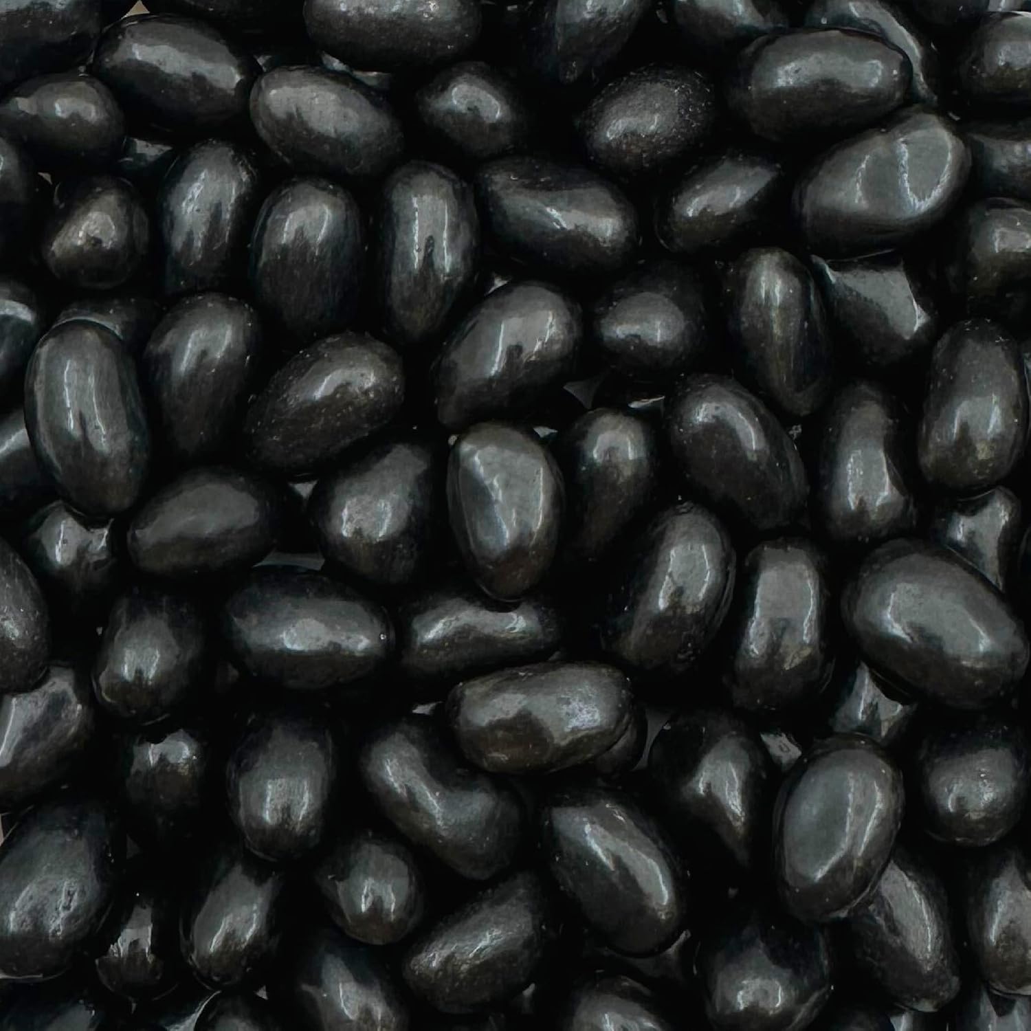 Black Licorice Jelly Beans | 2-Pound Pack | Licorice Candy | Black Jelly Beans for Holiday Buffets, Gifting, and Dessert Decorating | Old Fashioned Chewy Candy