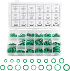 270PCS 18 Sizes AC O Ring Kit,Oil Resistant Car Rubber O Ring Assortment Kit for Sealing Car AC Compressor,Professional ACS Gasket Kits Cars Accessories with Box