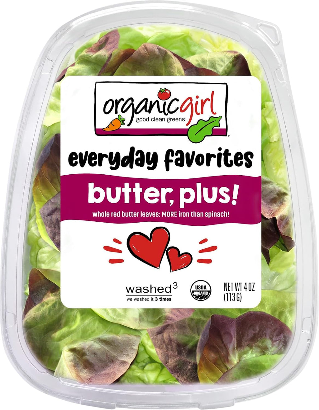 Organic Salad Clam Butter Plus, 4 Ounce