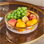 Fruit Bowls Light Luxury Style Fruit Tray Home Living Room Coffee Table Tray Snack Placement Storage Box Fruit Basket High Grade Fruit Tray fruit basket (Color : B)