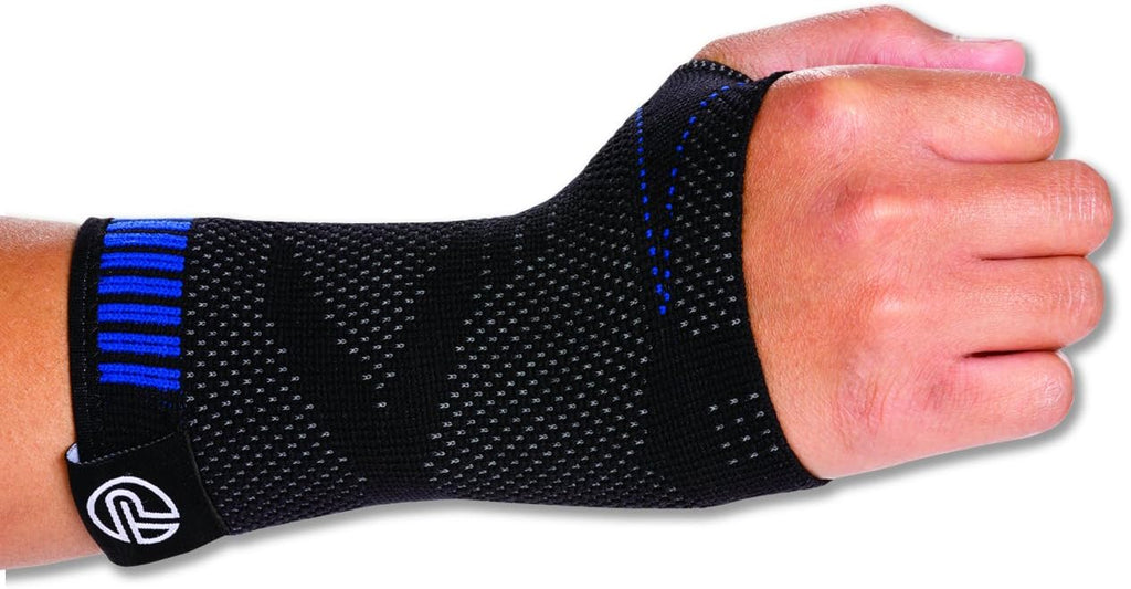 Pro-Tec Athletics 3D Flat Wrist Support, Wrist Brace, Compression Wraps, Pain Relief, Adjustable, Men & Women, Carpal Tunnel Pain Relief, Easy to Use, Working Out