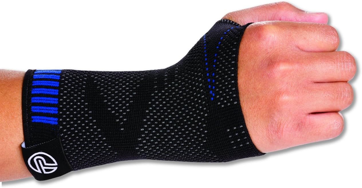 Pro-Tec Athletics 3D Flat Wrist Support, Wrist Brace, Compression Wraps, Pain Relief, Adjustable, Men & Women, Carpal Tunnel Pain Relief, Easy to Use, Working Out