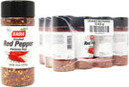 Badia Crushed Red Pepper, 4.5 oz (Pack of 12) – Dried and Crushed Red Chili Flakes for Cooking, Seasoning, and Topping