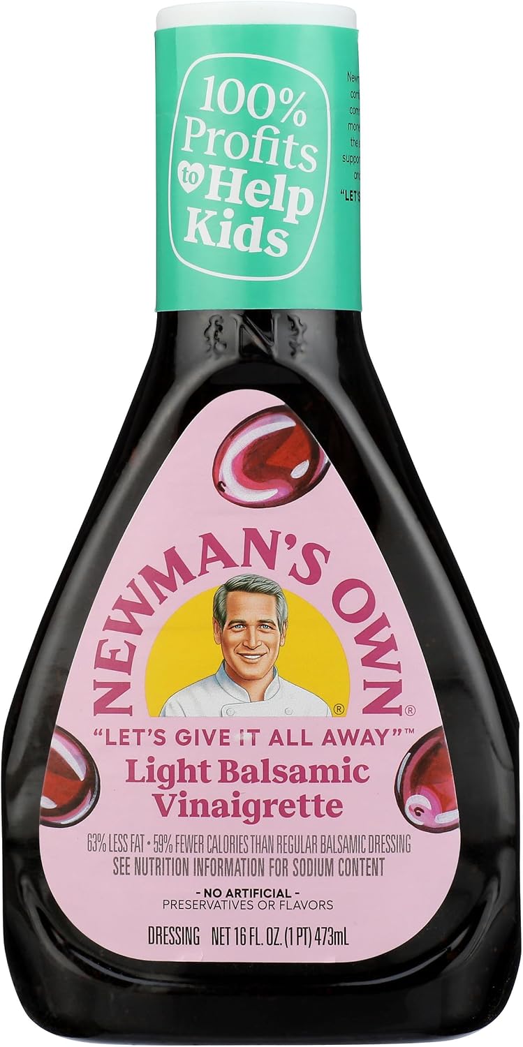 Newman's Own Light Balsamic Vinaigrette Salad Dressing, 16-oz.