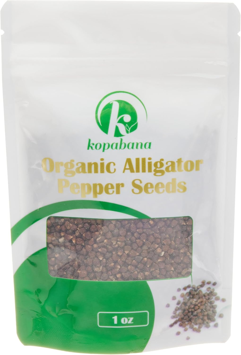 KOPABANA Organic Alligator Pepper Seeds| Mbongo spice | Spice |Ataare |Guinea Pepper | Alligator Pepper | Grains of Paradise | Lizard Pepp 1oz