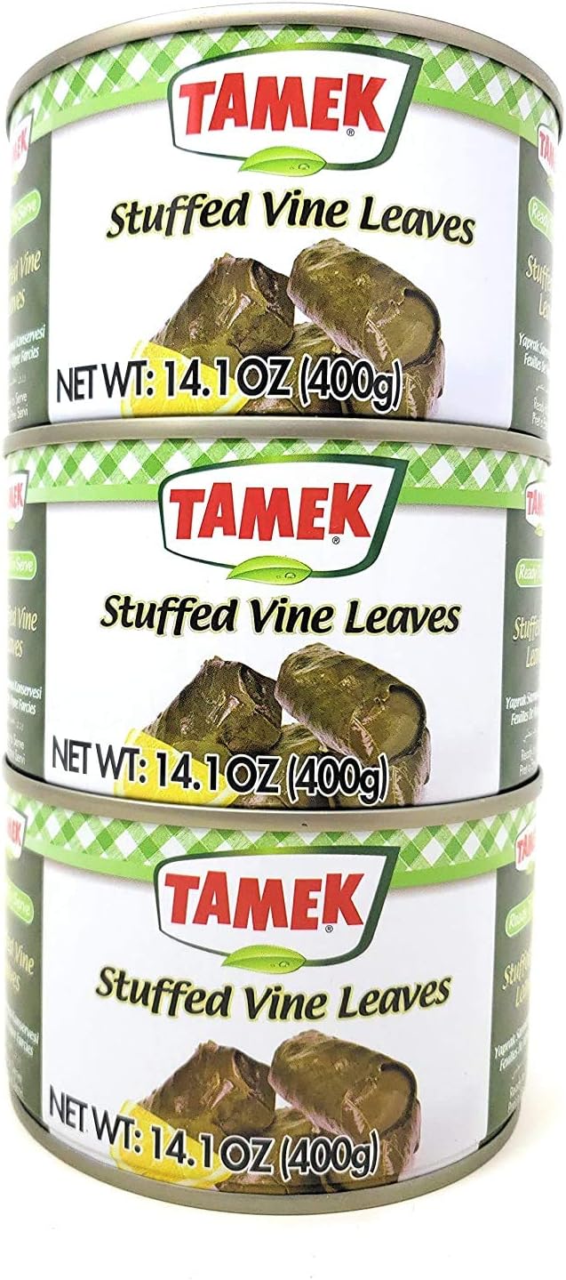 Tamek Stuffed Vine Leaves (3 Pack, Total of 1200g)