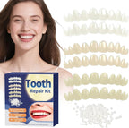 Tooth Repair Kit，Temporary Natural Shade for Filling The Gap, Moldable Thermal Beads Replacement Kit Replace The Missing or Broken Tooth-6PCS-R01