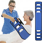 Transfer Sling for Elderly and Disabled - Gait Belt，Transfer Belt for Elderly and Disabled,Gait Belts for Seniors, Body Wheelchair Lift Mobility Standing Aid for Patients (Blue)