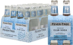 Fever-Tree Premium Club Soda, No Artificial Sweeteners, Flavourings or Preservatives, 6.8 Fl Oz (Pack of 24), Clear (A500115)