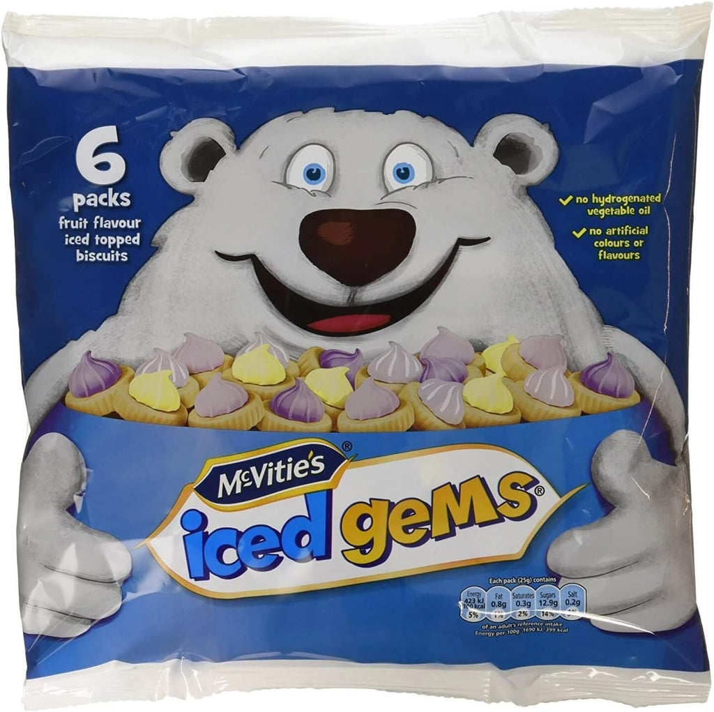 Iced Gems - 6 X 25g From Uk