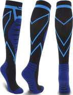 Compression Socks for Men & Women 20-30 mmHg Knee High -Best Support for Medical, Athletic, Sports, Travel (1/2Pairs)