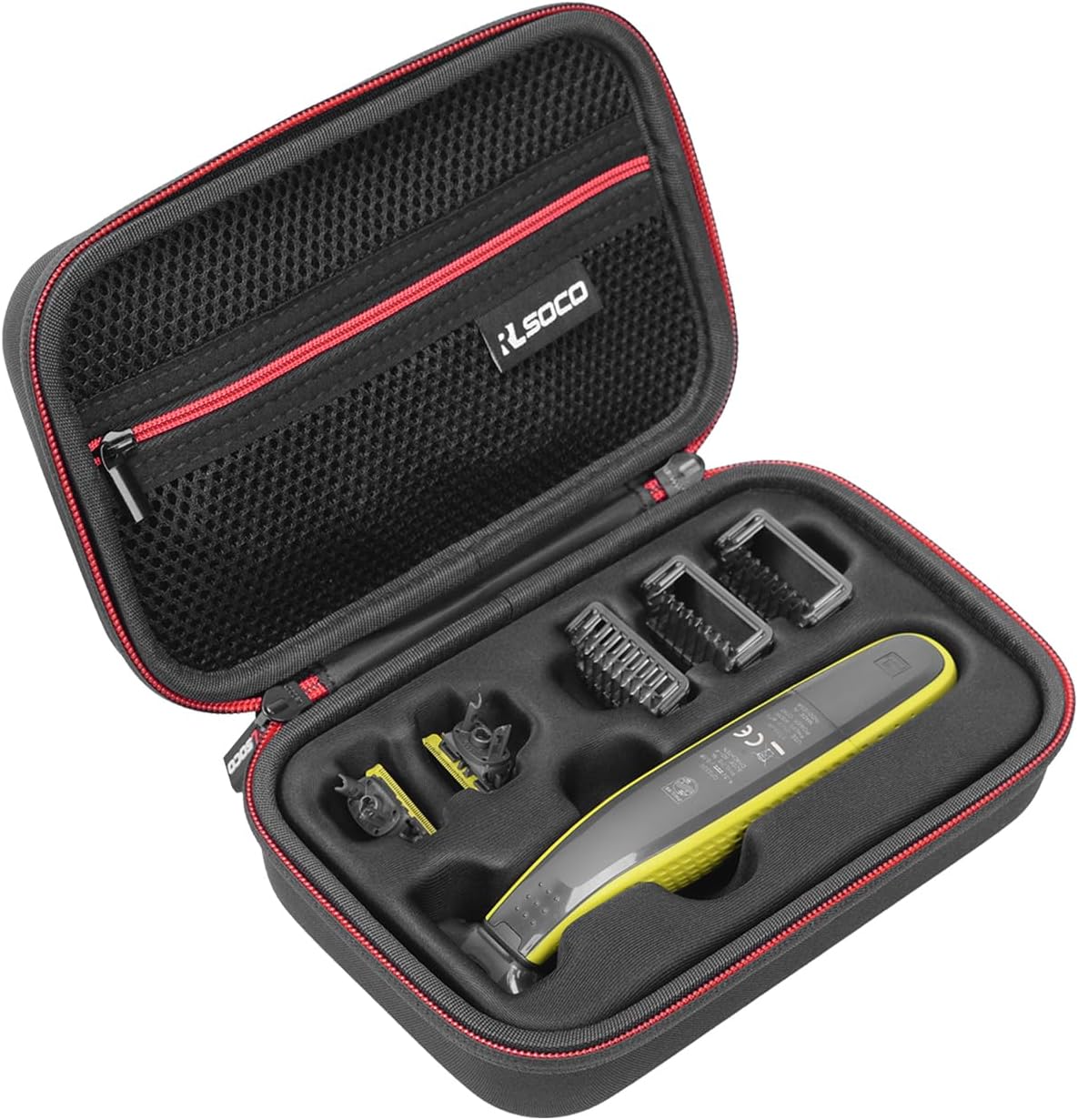 RLSOCO Hard Case for Philips Norelco OneBlade 360 & OneBlade Hybrid Electric Beard Trimmer and Shaver.Fits for Philips QP2724/90,QP2834/70,QP4631/90,QP4530/90,QP2630/70,QP1424/10,QP2520/90 and More