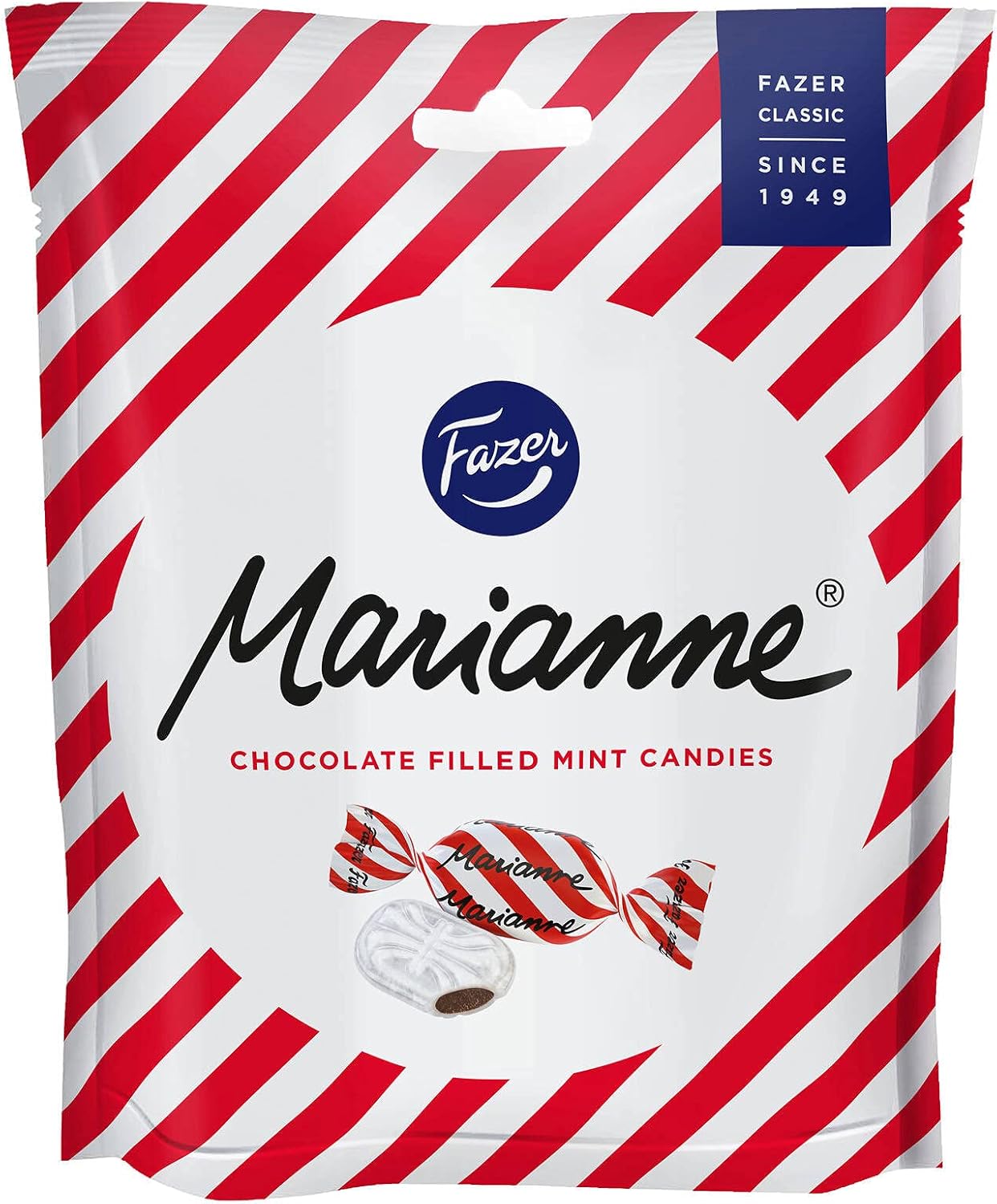 Fazer Marianne Chocolate Filled Mint Candies Imported From Finland 7.76oz(220g)