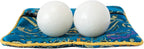 White Baoding Balls Health Exercise Stress Hand Balls Marble Natural Stone Balls Gift Collection for Key Puncher Relax Finger