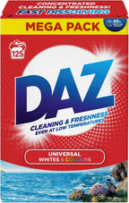 Laundry House Scented Daz Detergent Powder for Whites and Colors, 125 Wash Loads