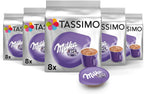 Tassimo Milka Hot Chocolate, 5-Pack, Chocolate, Capsules, 40 T-Discs/Servings