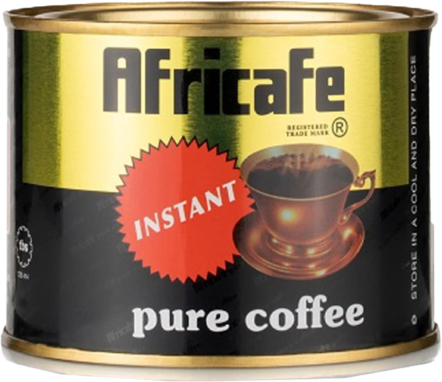 AFRICAFE Organic Instant Coffee Unique - Premium Tanzania coffee - blend of 100% Robusta & Arabica bean - 50g Can