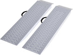 Loading Ramps - Set of Two 35.5-Inch Ramps for ATVs, Motorcycles, Mowers, Carts, and More - 1200lb Combined Capacity Shed Ramp Set by Stalwart