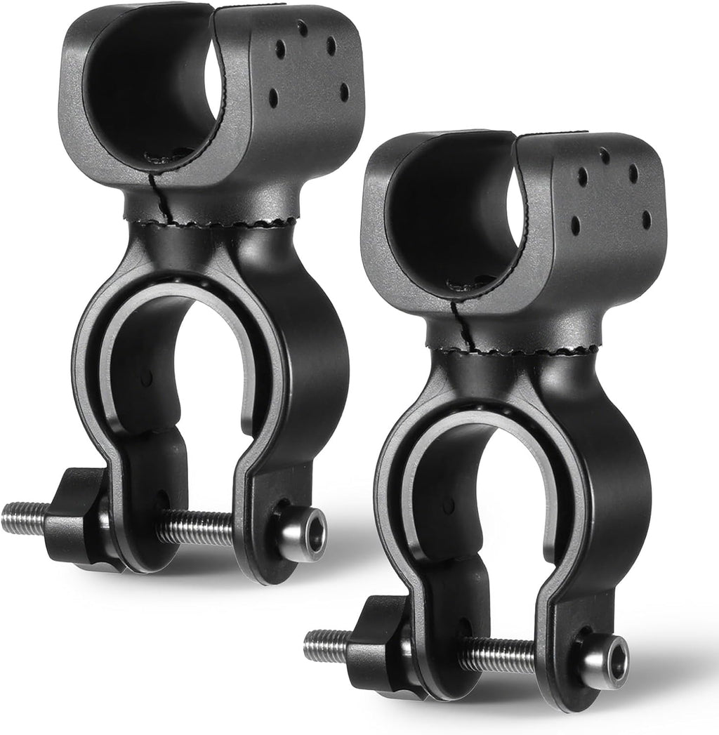 2 Pcs Cane Holder for Walker Wheelchair Walker Universal Walking Stick Holder Accessories Walkers Attachments for Drive Rollator Wheelchairs Electric Scooters