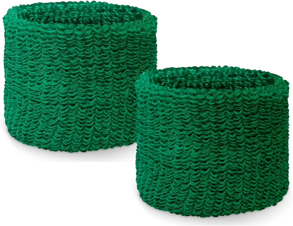 Couver Unisex Youth Kids Cotton Terry Wrist Bands/Wristbands for Event use (1 Pair)