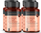 pureclinica Maximum Strength Resveratrol 1000mg x 360 Tablets - (4 Bottles of 90-12 Months Supply). 10 x Strength w/Black Pepper Extract