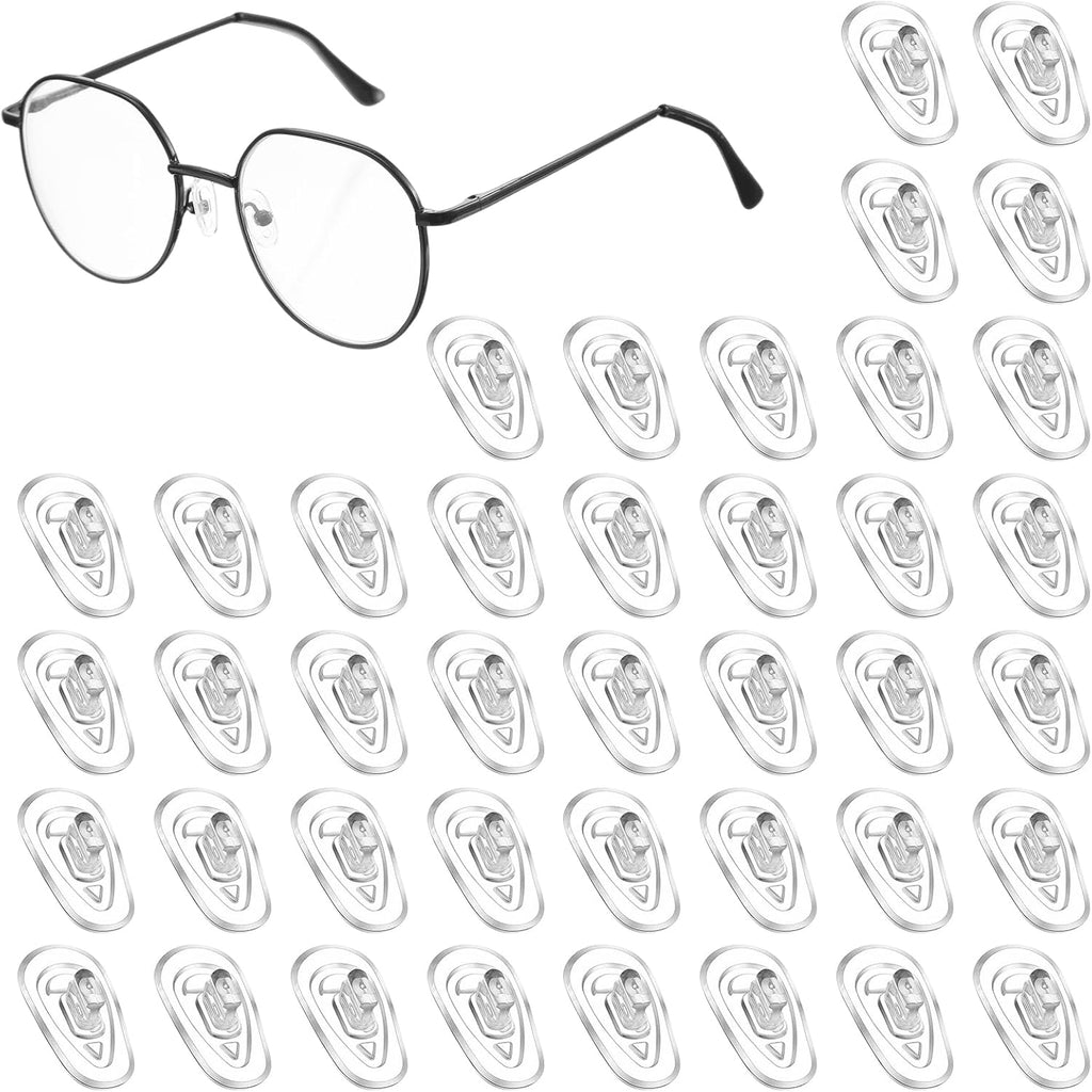 40 Pairs Eyeglasses Nose Pads, Silicone Eye Glass Nose Pad Non Slip, Soft Glasses noses Pads Cushion, Glasses Noses Pad Replacement Kit
