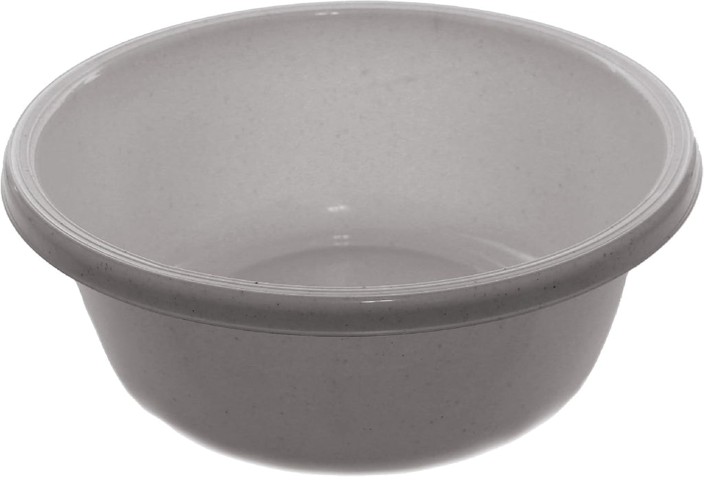 YBM HOME 1148 White with dots Round Plastic Wash Basin