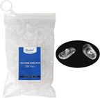 (250 Pair) Silicone Nose pad for Eyeglasses 15mm Screw in Wholesale Eyeglasses Shop Use By Dhoptical (15mm Screw in)