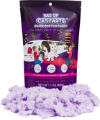 Bag of Cat Farts Grape Cotton Candy, 1 pack / 3 ounces
