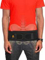 Sparthos Sacroiliac Si Hip Belt Relief from Si Joint, Sciatica, Lower Back Pain - Support Brace for Women and Men - for Sacral, Hip Loc Up, Anterior Pelvic Tilt Correction Braces (Black-XL+)
