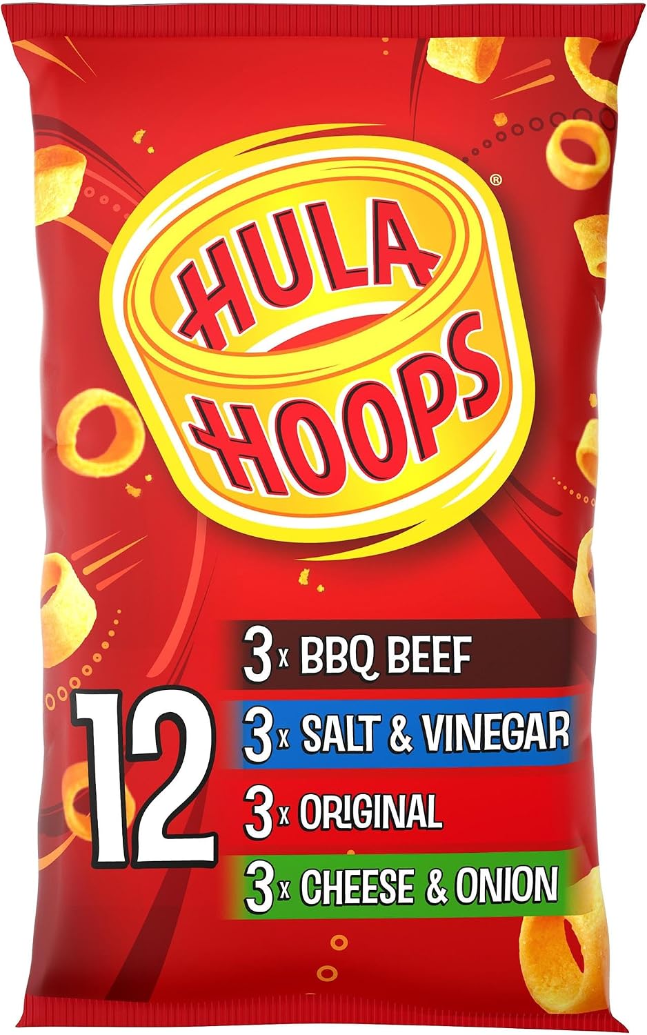 Hula Hoops Variety Multipack Crisps 12 Pack