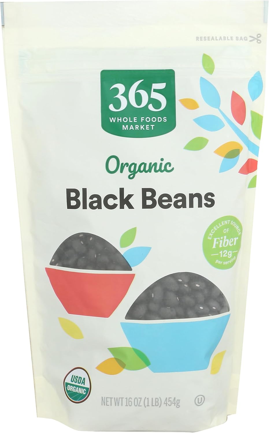 365 by Whole Foods Market, Organic Black Beans, 16 Ounce