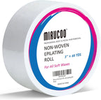 Non-woven Wax Strip Roll for Body and Facial Hair Removal, 3 Inches x 60 Yards Pack Salon Quality Epilating Roll