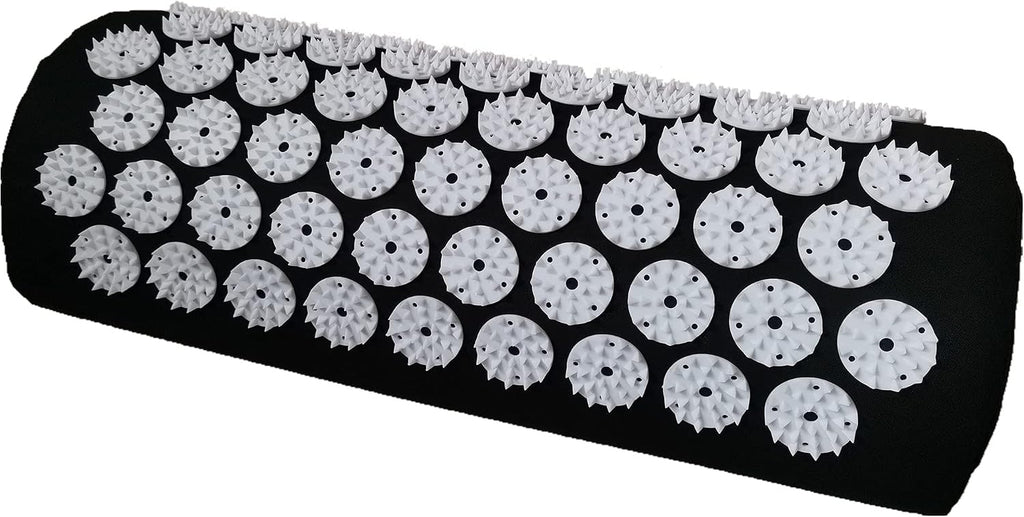Acupressure Massage Pillow Acupuncture Massager for Neck Back Head Pain Relief,Black