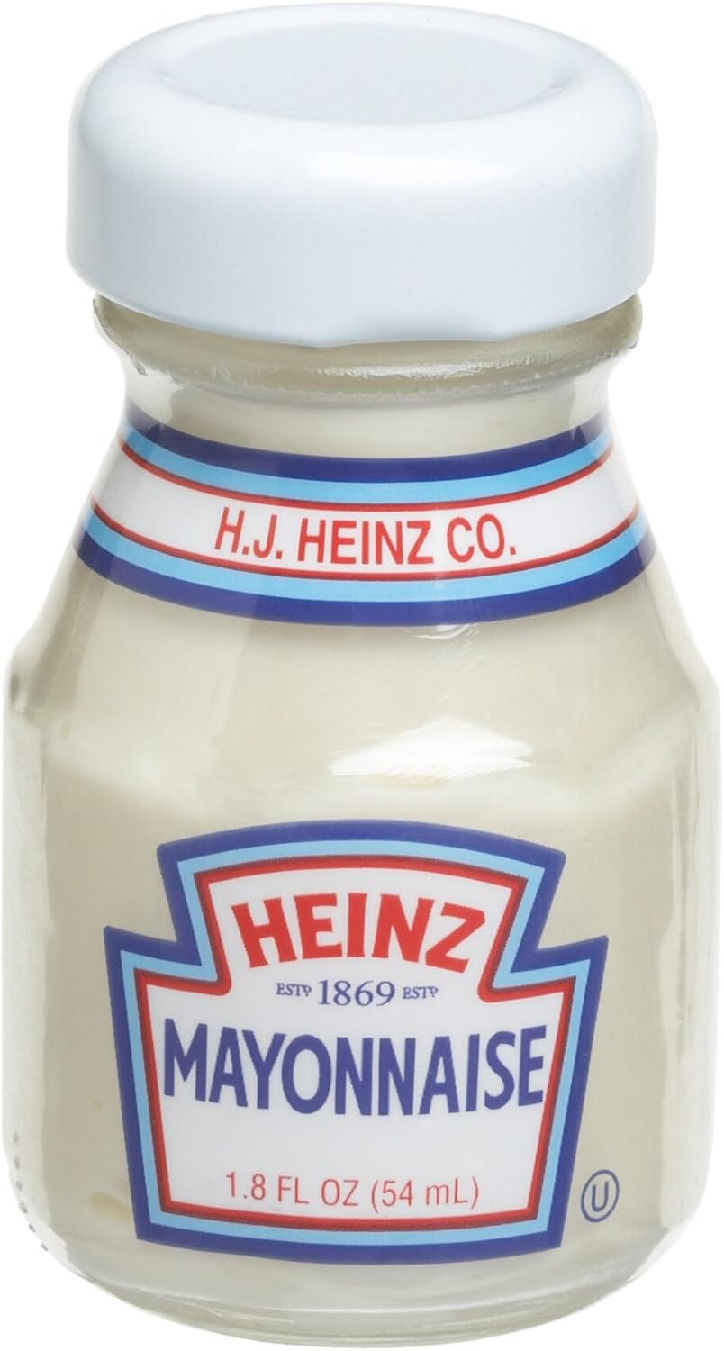 Heinz Mayonnaise, 1.8-Ounce Glass Jar (Pack of 60)