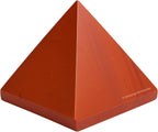 Amazing Gemstone Red Jasper Pyramid Crystal Healing Stones - 2" Great Pyramid Figurine of Natural Stone Pyramid for Meditation, Reiki, Chakra Balancing and Crystal Pyramids Grid