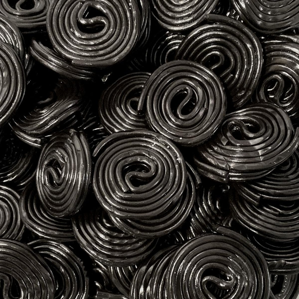Black Licorice Wheels – 1 lb Bag – Classic Rich Licorice Flavor – Soft & Chewy Texture – Perfect for Snacking & Gifting – Nostalgic Treat for Licorice Lovers