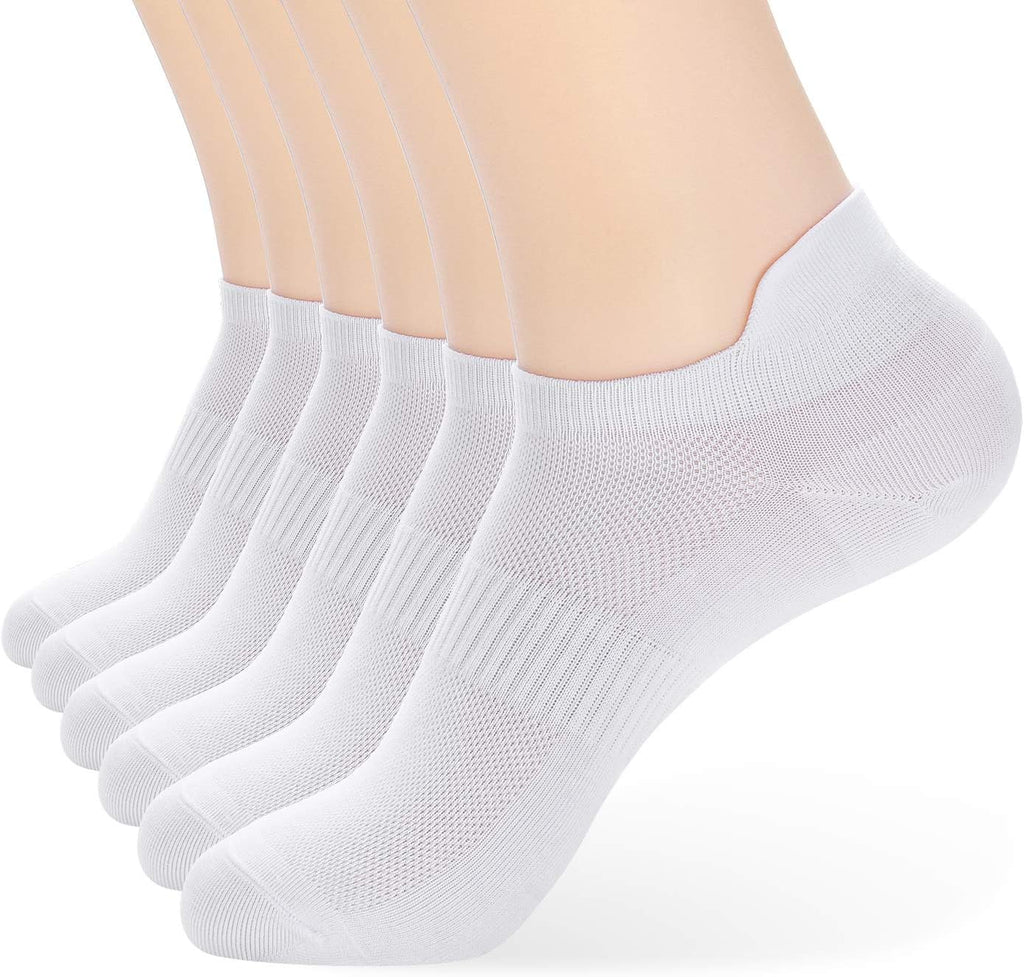ATBITER Ankle Socks Womens and Men Thin Athletic Running Low Cut No Show Socks With Heel Tab 6-12 Pairs