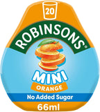Robinsons Mini - No Added Sugar - Low Calorie - Orange, 6 Count