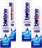 Biotene Dry Mouth Toothpaste, Fresh Mint Original, 4.5-Ounce Box (Pack of 4)