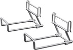 Suncast Commercial Ladder Hook Attachment for Utility Carts, Durable Stainless Steel Construction, Adjustable Clip-On Design for Secure Ladder Storage (2 Pack), Made in The USA