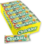 Wonka Chuckles Original, Jelly Sugar-Coated Candies, Fruit Flavored Candy, 2 Ounce Bars (Pack of 24)