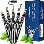 DANGSHAN 5-in-1 Acupuncture Pen, Electronic Acupuncture Pen, Pain Relief Therapy, Meridian Energy Pulse Massage Pen, Powerful Meridian Energy Pen Relief Pain Tools