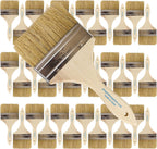 Pro Grade - Chip Paint Brushes - 36 Ea 4 Inch Chip Paint Brush Light Brown