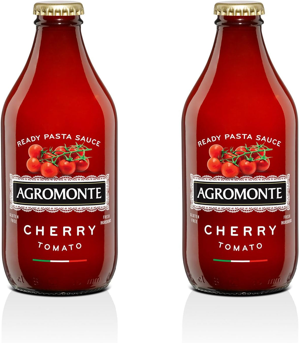 Agromonte Authentic Italian Cherry Tomato Pasta Sauce (Classic)- Taste of Italy Gourmet Foodie and Chef Gift - Ready to Use, Certified Kosher, Gluten-Free, All Natural 11.64oz (2 pack)