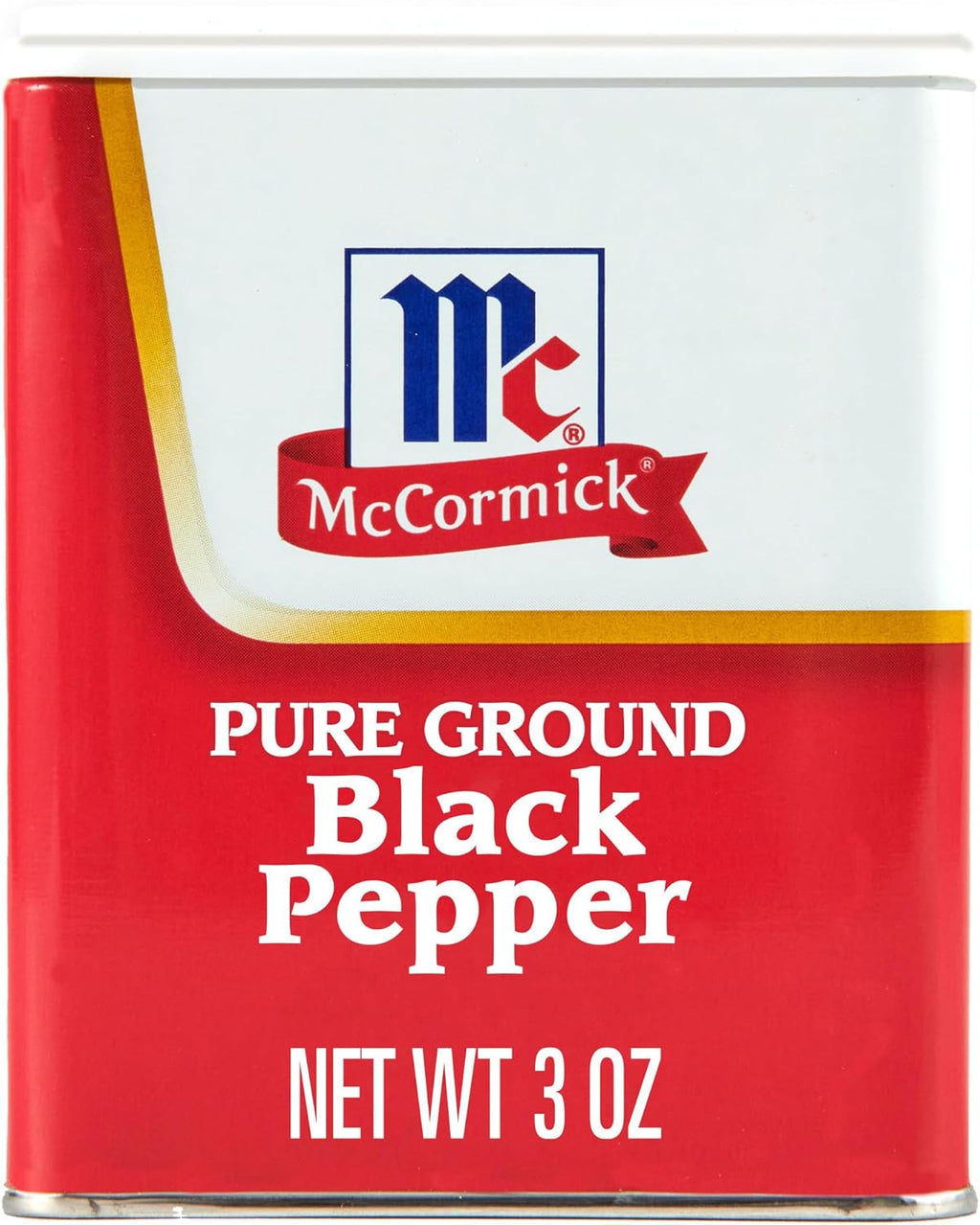 McCormick Pure Ground Black Pepper, 3 oz
